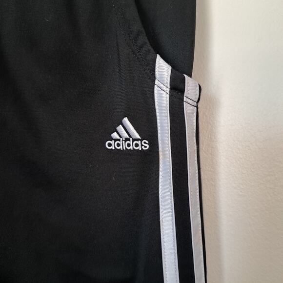 Adidas Youth Black Track Pants Medium 10/12 - Picture 3 of 7